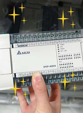 《议价商品》台达PLC DVP40EH00T3，正常拆机件，