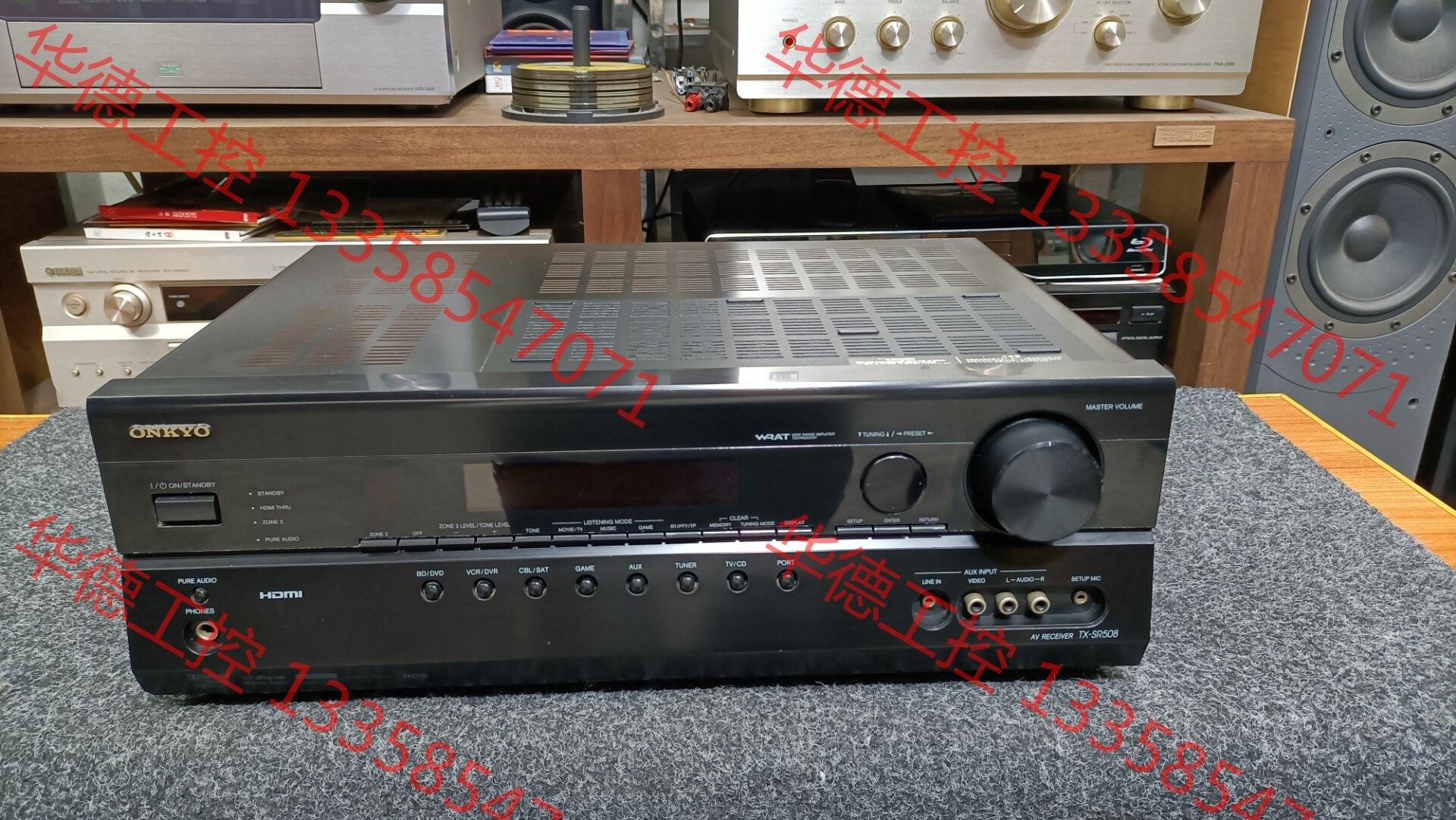 议价 二手原装安桥tx-sr508功放7.1功放