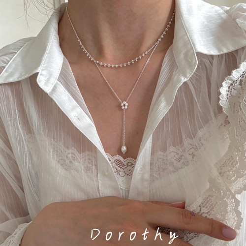 Dorothy |法式满天星珍珠小花项链女轻奢时尚潮流气质颈链锁骨链