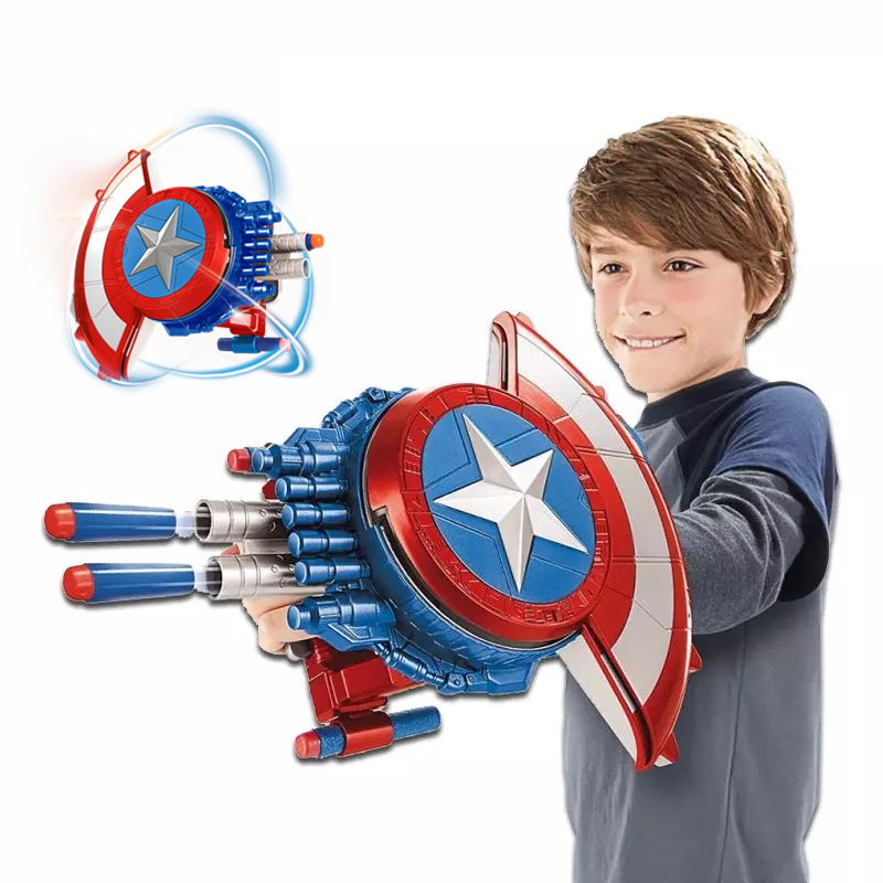 美队盾牌发射器玩具玩具玩具男孩