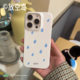 放空岛原创正版 小雨滴 韩国菲林手机壳进口二合一磁吸小众ins艺术白色蓝色17promax磨砂哑光苹果16promax