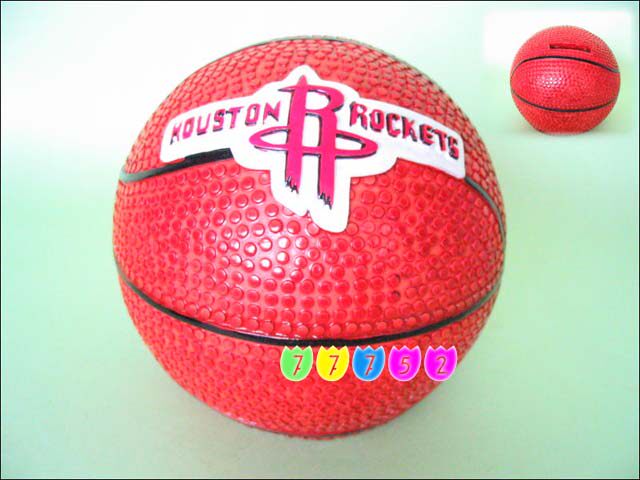 NBA篮球队火箭队热火队马刺队太阳队储蓄罐玩具送男友生日礼物