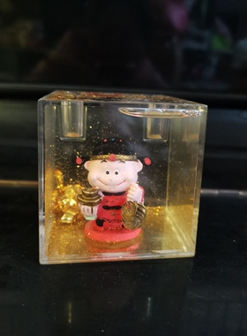 财神爷笔插水流金