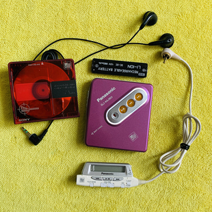 松下SJ-MJ80 MD随身听 好看好听 线控无串键 正常使用