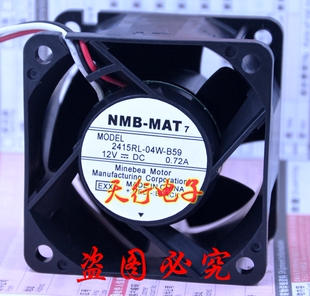04W B59 散热风扇 NMB 保2年 0.72A 2415RL 12V 全新 6038