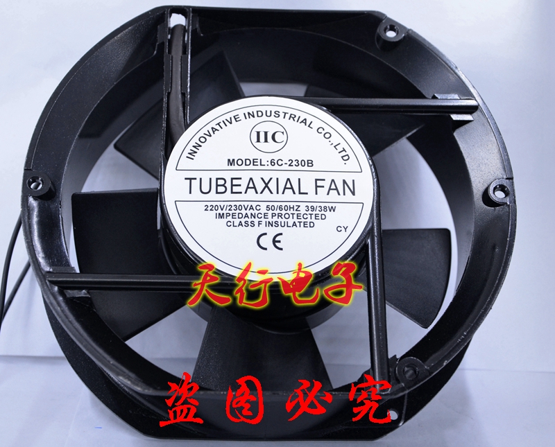 6C-230B 230V 39/38W 17CM 17250 原装正品TUBEAXIAL FAN散热风扇
