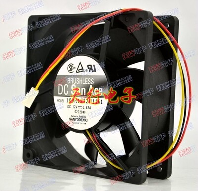 全新正品山洋12厘米12038服务器机箱风扇12V 0.52A 109R1212H1011