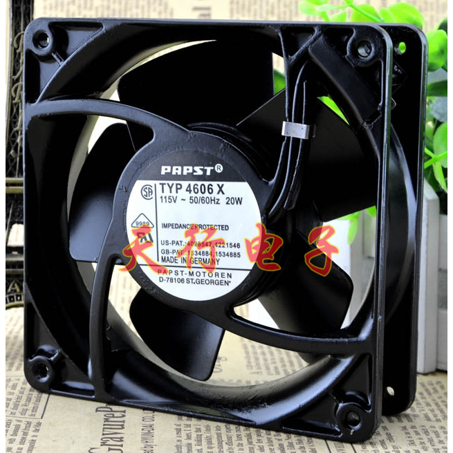 全新原装正品德国ebmpapst TYP 4606X 115V 235mA 20W 耐高温风扇