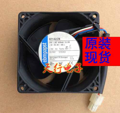 全新原装 德国ebmPASPT 8214J/2N 24V 10.8W 8038 散热风扇