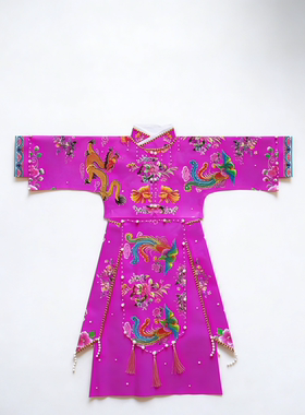 仙衣手工禾秀服仙袍龙凤呈祥 纸做的尺寸约75*75三月三六月六用品