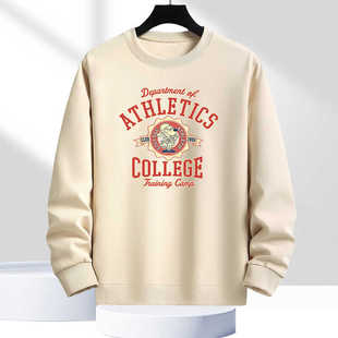 卫衣男款2025秋季新款青少年潮薄款春秋款长袖t恤秋装上衣服男装