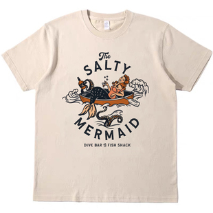 tee T恤复古vintage男女情侣宽松bf纯棉短袖 shirt 美式 复古印花