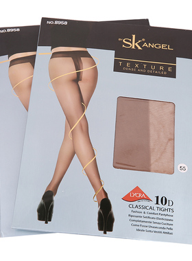 正品SK性感T档全透明连裤袜子丝袜超薄10D无痕脚尖透明防勾丝8958