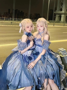 【渐变色全款预售】喵果森森原创#仲夏梦境#仙气仙女裙