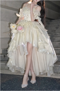 【纯色全款预售】喵果森森原创#仲夏梦境#仙气仙女裙