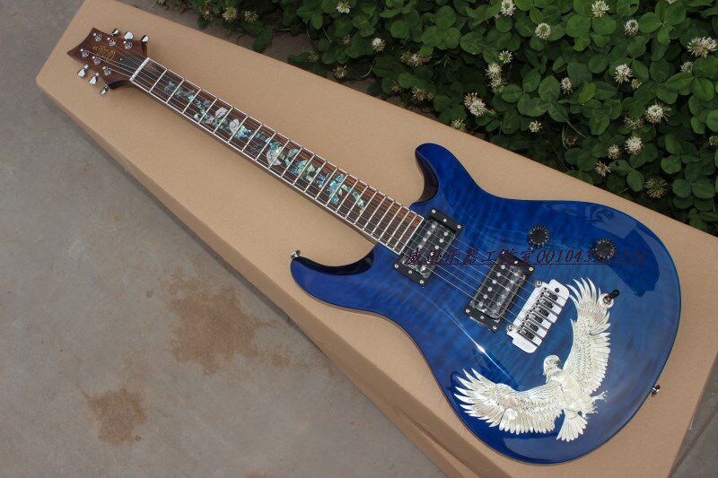 P R S 电吉他 透明蓝色 电吉他 也可按照要求定做在类目 乐器/吉他/钢琴/配件, 西洋乐器, 西洋弦乐器, 吉他-电吉他中 - 来自Buy2taobao.com提供专业的淘宝代购服务
