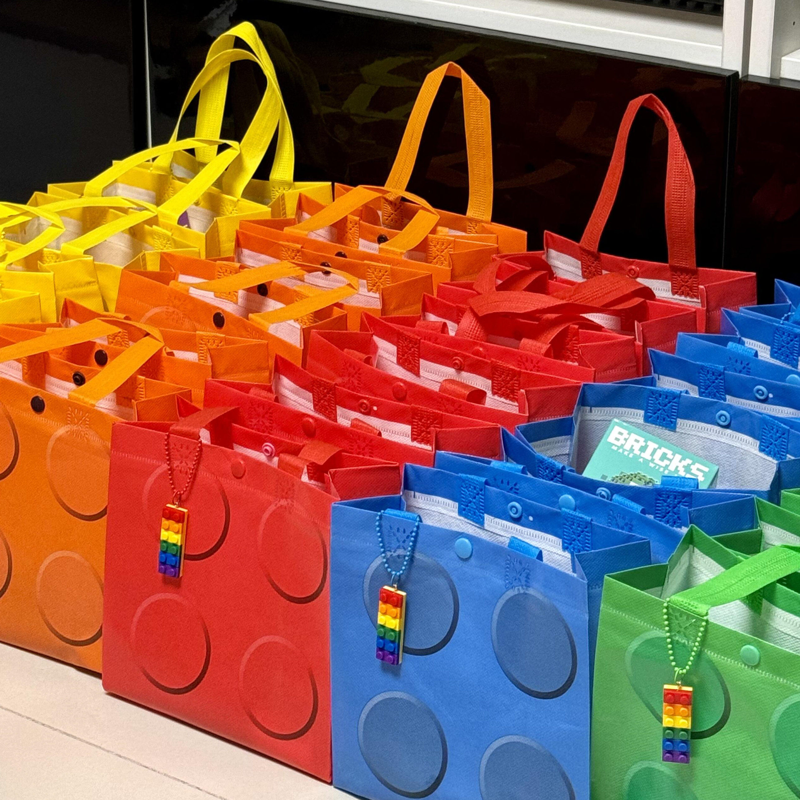 立体积木乐高款式商场购物袋礼物包装防水无纺布袋儿童礼品手提袋,包装,礼品袋/塑料袋,淘宝优惠券,粉丝福利购,淘宝优惠卷