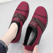 秋季 百搭妈妈鞋 软底休闲鞋 老北京布鞋 时尚 浅口圆头平底低跟单鞋