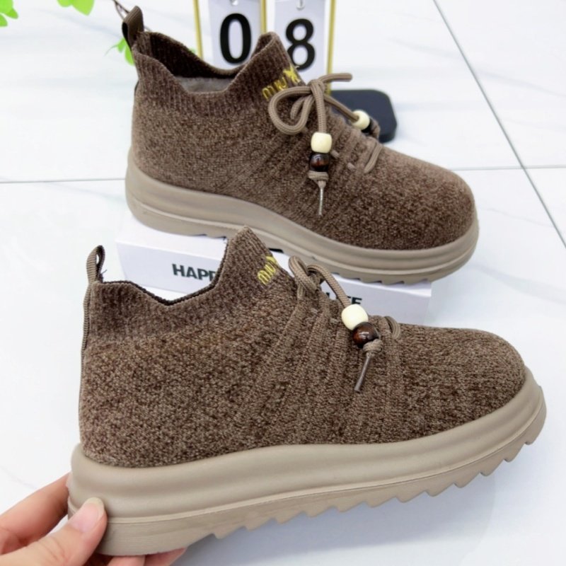 加绒加厚一脚蹬老北京棉鞋秋冬新款休闲棉鞋轻便保暖中老年棉鞋女,女鞋,时尚雪地靴,淘宝优惠券,粉丝福利购,淘宝优惠卷