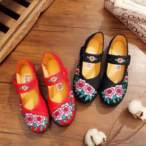 老北京布鞋女春秋季跳舞鞋广场舞