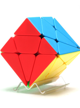 魔域魔方教室 变幻金刚魔方 异形三阶魔方 3阶实色免贴灵活顺滑