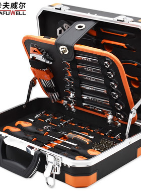卡夫威尔圣多瑞80件套工具组套手动汽修套筒棘轮板手套装SS3566E