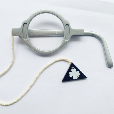 cosplay怪盗基德眼镜 绚濑绘里眼镜 怪盗绘里眼镜 单片单框眼镜