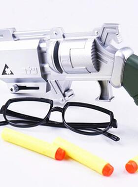现货名侦探柯南怪盗基德手枪玩具模型 1:1扑克牌魔术牌软弹卡牌枪