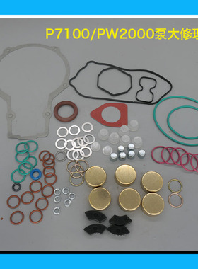 P7100/PW2000泵大修理包加铜堵后壳垫油封密封圈校油泵小配件