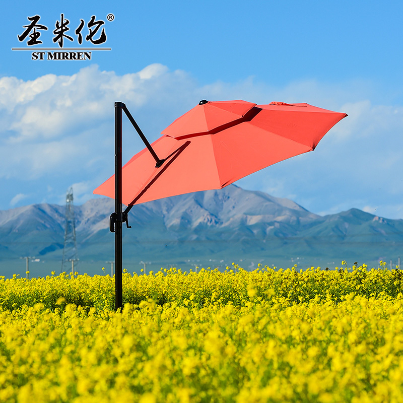 圣米伦 Sunbrella户外遮阳伞罗马伞别墅庭院休