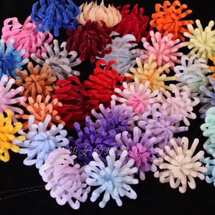 仿绒花菊花头饰国风汉服配饰发簪(可开发票)