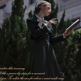 jk制服护奶裙正版大小姐套装胡木桃连衣裙女秋冬季长款阿尔忒弥斯