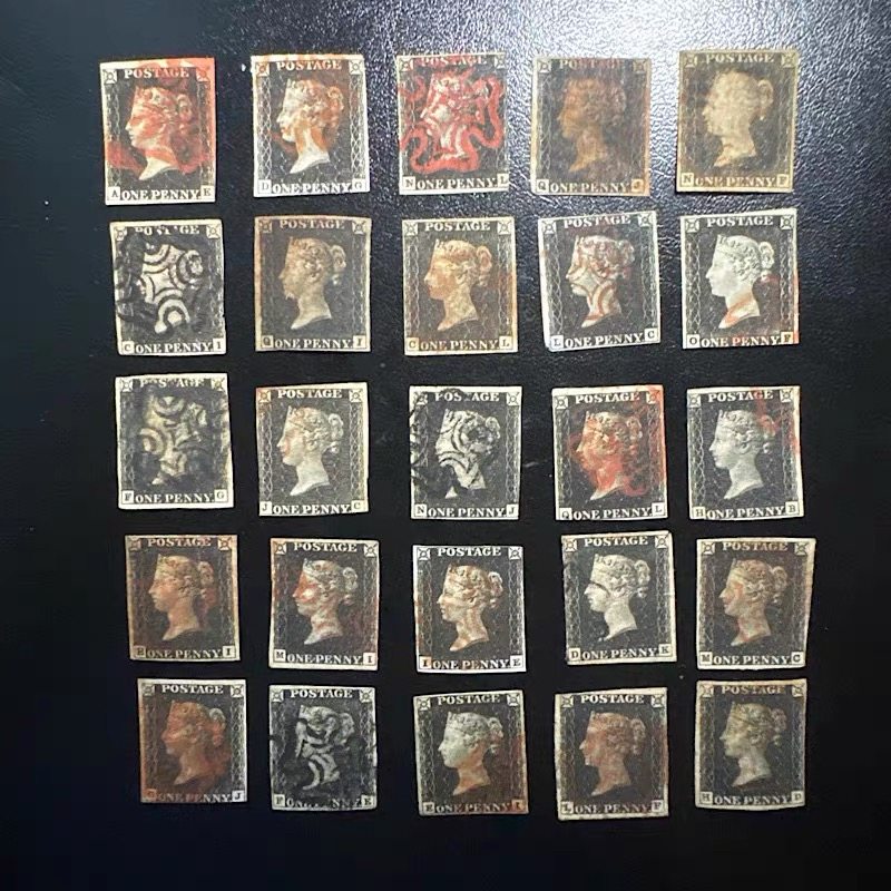 英国 黑便士邮票 官方礼册自选 新票 收藏级品相 1840