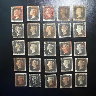 英国 黑便士邮票 官方礼册自选 新票 收藏级品相 1840