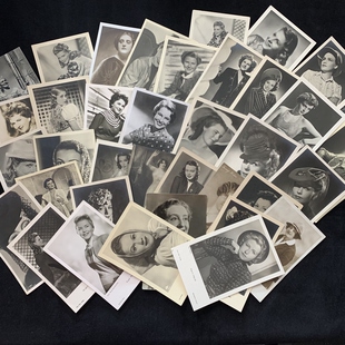 美女 1930～1940年 演员 名人 老明信片 原版 欧洲早期