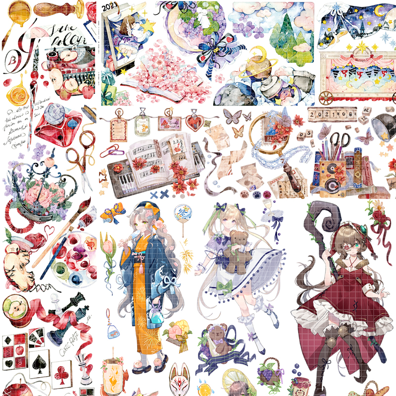 【分装】wines手帐水果少女胶带