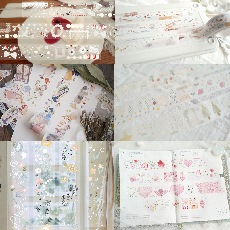 分装木蝉司手帐胶带小fafa