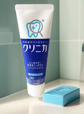 lion日本狮王酵素立式130g牙膏