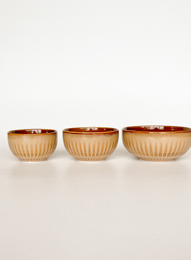 陆升Luzerne农庄Cottage系列4.25/5/7.5英寸饭碗面碗汤碗窑变釉