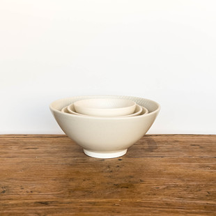 9英寸斗笠碗饭碗面碗汤碗 陆升Luzerne都市Urban系列秋田白5
