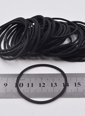 原装未加油黑色工业办公用橡皮筋牛皮筋O型耐高温天然橡胶圈包邮