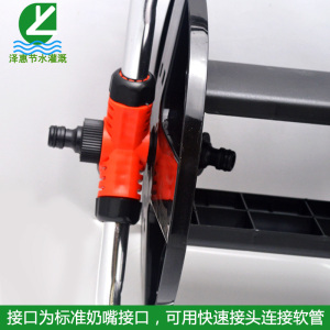 家用水管收纳架 园艺浇花水管车软管绕管机卷管器水车架水管架子