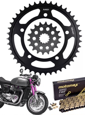 适用凯旋T100 Bonneville865 Scrambler865 Thruxton865链轮链盘