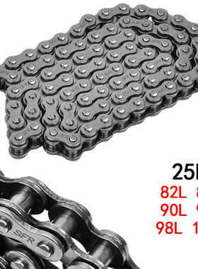 摩托车时规链25H 82L88L90L92L98L100L节发动机正时链条坦克滚子