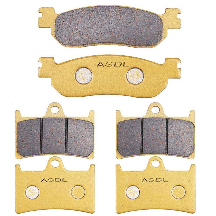 摩托车配件适用雅马哈R6 R1 99-03年前后刹车片陶瓷碟刹片来令皮