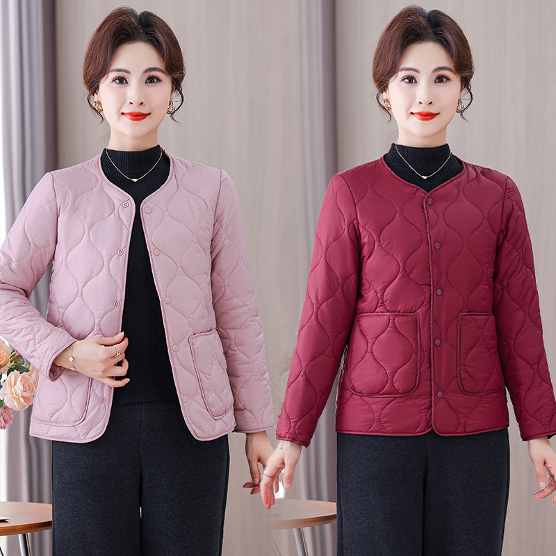 妈妈装轻薄时尚羽绒服女短款修身保暖白鸭绒内胆秋冬打底内穿贴身,女装/女士精品,中老年女装,淘宝优惠券,粉丝福利购,淘宝优惠卷