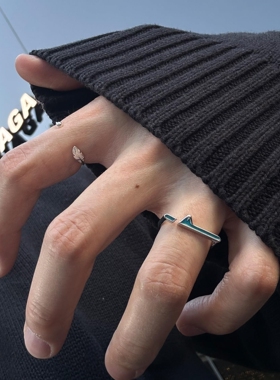 蓝色船只戒指女2026新款气质百搭