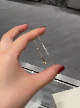 极细一字仿排钻手链女2026新爆款