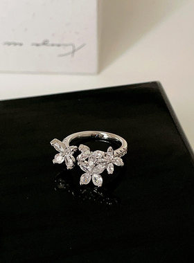 蝴蝶开口戒指女2026新款精致百搭