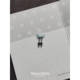 迷你天使翅膀耳骨钉穿刺耳蜗钉女轻奢小众高级感耳钉独特漂亮耳环